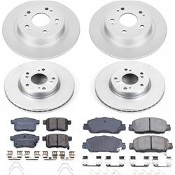 PowerStop Z17 Evolution Plus GEOMET Coated Brake Kits for 2016-2017 ACCORD - CRK7346