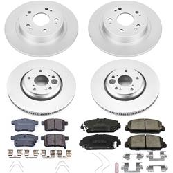 PowerStop Z17 Evolution Plus GEOMET Coated Brake Kits for 2016-2017 ACCORD - CRK7348