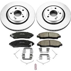 PowerStop Z17 Evolution Plus GEOMET Coated Brake Kits for 2017-2020 MDX, 2016-2022 PILOT, 2017-2025 RIDGELINE - CRK7352
