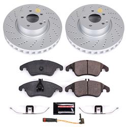 PowerStop Z23 Evolution Sport GEOMET Coated Brake Kits CRK7496