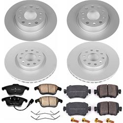 PowerStop Z23 Evolution Sport GEOMET Coated Brake Kits for 2015-2020 PASSAT - CRK7501