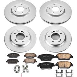 PowerStop Z17 Evolution Plus GEOMET Coated Brake Kits for 2014-2016 OPTIMA - CRK7504