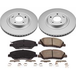 PowerStop Z17 Evolution Plus GEOMET Coated Brake Kits for 2017-2018 SANTA FE, 2019 SANTA FE XL - CRK7513
