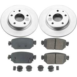 PowerStop Z17 Evolution Plus GEOMET Coated Brake Kits for 2017-2018 3, 2019-2021 CX-3 - CRK7515