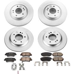 PowerStop Z17 Evolution Plus GEOMET Coated Brake Kits for 2018-2019 OPTIMA, 2016-2019 SONATA - CRK7523