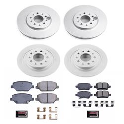 PowerStop Z17 Evolution Plus GEOMET Coated Brake Kits CRK7557