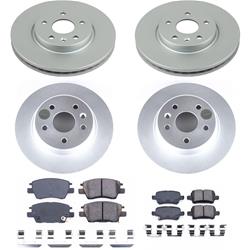 PowerStop Z17 Evolution Plus GEOMET Coated Brake Kits CRK7561