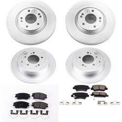 PowerStop Z17 Evolution Plus GEOMET Coated Brake Kits for 2017-2022 SPORTAGE, 2016-2018 TUCSON - CRK7581