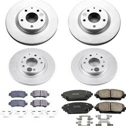 PowerStop Z17 Evolution Plus GEOMET Coated Brake Kits for 2016-2018 CX-3 - CRK7607
