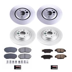 PowerStop Z17 Evolution Plus GEOMET Coated Brake Kits for 2016-2023 CX-9 - CRK7610