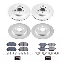 PowerStop Z17 Evolution Plus GEOMET Coated Brake Kits for 2016-2022 PRIUS - CRK7632