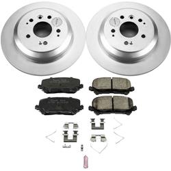 PowerStop Z17 Evolution Plus GEOMET Coated Brake Kits for 2019-2025 PASSPORT, 2016-2022 PILOT, 2017-2025 RIDGELINE - CRK7727