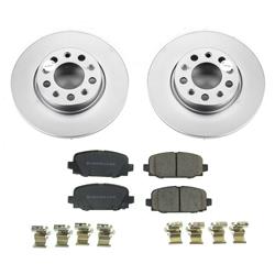 PowerStop Z17 Evolution Plus GEOMET Coated Brake Kits for 2017-2025 COMPASS - CRK7736