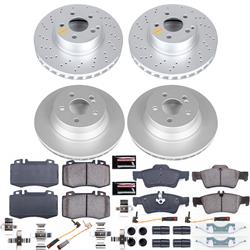 PowerStop Z23 Evolution Sport GEOMET Coated Brake Kits for 2004-2006 E500 - CRK7764