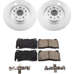 PowerStop Z17 Evolution Plus GEOMET Coated Brake Kits for 2016-2017 CT6, 2014-2019 CTS - CRK7777