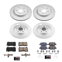 PowerStop Z17 Evolution Plus GEOMET Coated Brake Kits for 2016-2017 CT6 - CRK7816