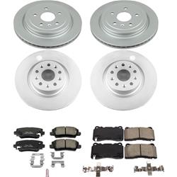 PowerStop Z17 Evolution Plus GEOMET Coated Brake Kits for 2014-2018 CTS - CRK7817
