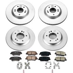 PowerStop Z17 Evolution Plus GEOMET Coated Brake Kits for 2013-2015 OPTIMA - CRK7824