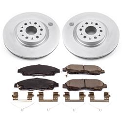 PowerStop Z17 Evolution Plus GEOMET Coated Brake Kits for 2018-2020 ENCLAVE, 2017-2020 XT5, 2020 XT6 - CRK7883