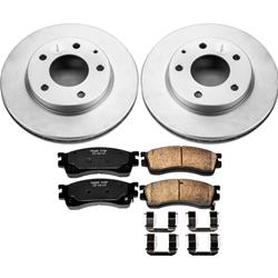 PowerStop Z17 Evolution Plus GEOMET Coated Brake Kits for 2001-2003 PROTEGE, 2002-2003 PROTEGE5 - CRK788