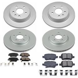 PowerStop Z17 Evolution Plus GEOMET Coated Brake Kits for 2016 CRUZE - CRK7907