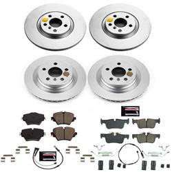 PowerStop Z23 Evolution Sport GEOMET Coated Brake Kits for 2018-2024 COOPER COUNTRYMAN, 2016-2022 X1, 2018-2023 X2 - CRK7916
