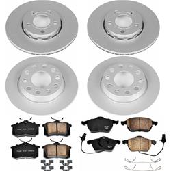 PowerStop Z23 Evolution Sport GEOMET Coated Brake Kits for 2004-2006 A4 QUATTRO - CRK7917