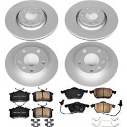 PowerStop Z23 Evolution Sport GEOMET Coated Brake Kits for 2004-2005 A4 QUATTRO - CRK7919