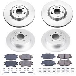 PowerStop Z17 Evolution Plus GEOMET Coated Brake Kits for 2017-2022 SPORTAGE - CRK7920