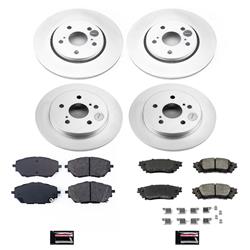 PowerStop Z17 Evolution Plus GEOMET Coated Brake Kits for 2018 C-HR - CRK7925