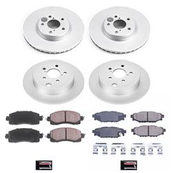 PowerStop Z17 Evolution Plus GEOMET Coated Brake Kits for 2017-2022 IMPREZA - CRK7926