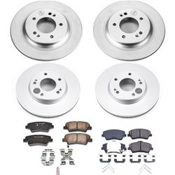 PowerStop Z17 Evolution Plus GEOMET Coated Brake Kits for 2017-2022 IONIQ, 2018-2022 NIRO - CRK7928