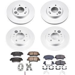 PowerStop Z17 Evolution Plus GEOMET Coated Brake Kits for 2017-2022 IONIQ, NIRO - CRK7929