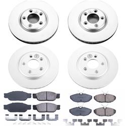 PowerStop Z17 Evolution Plus GEOMET Coated Brake Kits for 2000-2006 LS, 2002-2005 THUNDERBIRD - CRK7937