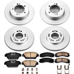 PowerStop Z17 Evolution Plus GEOMET Coated Brake Kits for 1992-1994 ECLIPSE, 1993-1994 LASER, 1993 TALON - CRK799