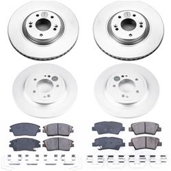 PowerStop Z17 Evolution Plus GEOMET Coated Brake Kits for 2017-2022 SPORTAGE - CRK8003