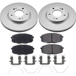 PowerStop Z17 Evolution Plus GEOMET Coated Brake Kits for 2018-2020 ELANTRA GT, 2017-2019 SOUL - CRK8007