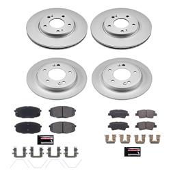 PowerStop Z17 Evolution Plus GEOMET Coated Brake Kits for 2017-2019 SOUL - CRK8008