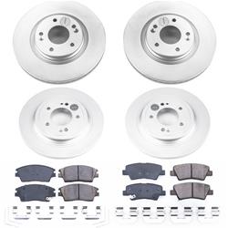 PowerStop Z17 Evolution Plus GEOMET Coated Brake Kits for 2017-2022 SPORTAGE, 2019-2021 TUCSON - CRK8010