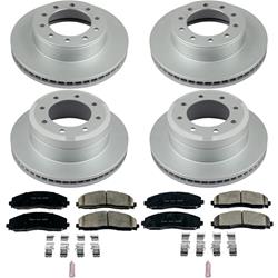 PowerStop Z17 Evolution Plus GEOMET Coated Brake Kits for 2015-2016 F-350 SUPER DUTY - CRK8028