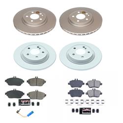 PowerStop Z17 Evolution Plus GEOMET Coated Brake Kits for 2014-2019 CLA250, 2015-2020 GLA250, 2017-2019 QX30 - CRK8046