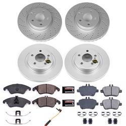 PowerStop Z23 Evolution Sport Brake Upgrade Kits for 2017-2020 SLC300, 2016 SLK300 - CRK8056