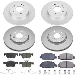 PowerStop Z17 Evolution Plus GEOMET Coated Brake Kits for 2018-2022 ACCORD - CRK8066