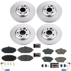 PowerStop Z23 Evolution Sport GEOMET Coated Brake Kits for 2018-2019 E300 - CRK8074