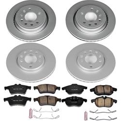 PowerStop Z23 Evolution Sport Brake Upgrade Kits for 2008-2011 9-3, 2010-2011 9-3X - CRK8156