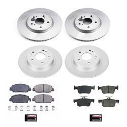PowerStop Z17 Evolution Plus GEOMET Coated Brake Kits for 2018-2025 ACCORD - CRK8166