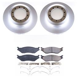 PowerStop Z17 Evolution Plus GEOMET Coated Brake Kits for 2016-2019 F-53 MOTORHOME CHASSIS, 2015-2019 F-59 COMMERCIAL STRIPPED CHASSIS - CRK8177