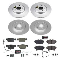 PowerStop Z23 Evolution Sport GEOMET Coated Brake Kits for 2017-2020 A4 - CRK8197