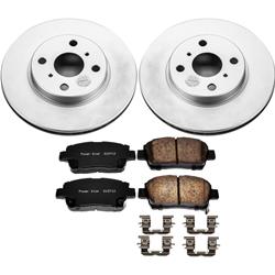 PowerStop Z17 Evolution Plus GEOMET Coated Brake Kits for 2001-2005 ECHO, 2000-2005 MR2 SPYDER - CRK821