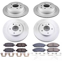 PowerStop Z17 Evolution Plus GEOMET Coated Brake Kits for 2011-2014 LEAF - CRK8272